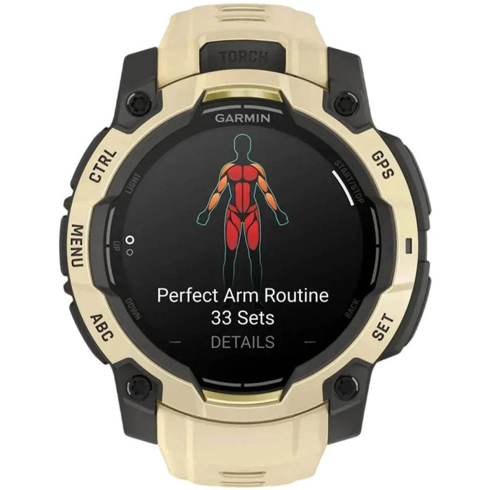 Смарт-годинник Garmin Instinct 3 45mm AMOLED Citrine with Citrine Band