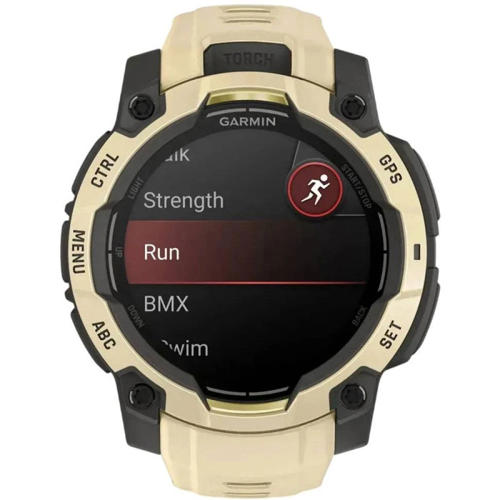 Смарт-годинник Garmin Instinct 3 45mm AMOLED Citrine with Citrine Band