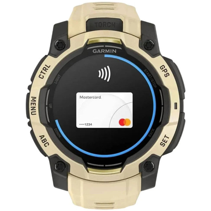 Смарт-годинник Garmin Instinct 3 45mm AMOLED Citrine with Citrine Band