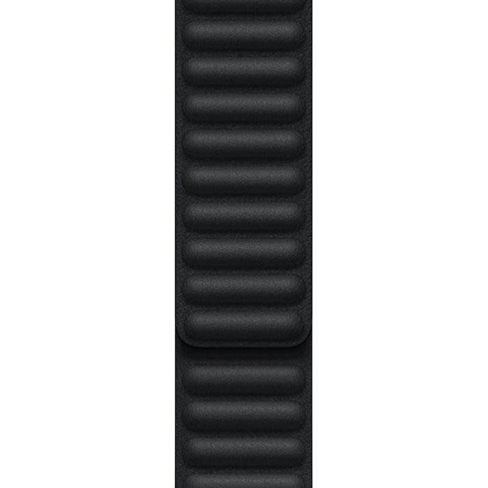 Ремінець для Apple Watch - 42/44/45/46/49mm, Apple Leather Link, Midnight (S/M)