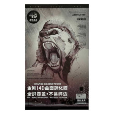 Захисне скло для iPhone 14 Pro - WK Kingkong 4D, Black