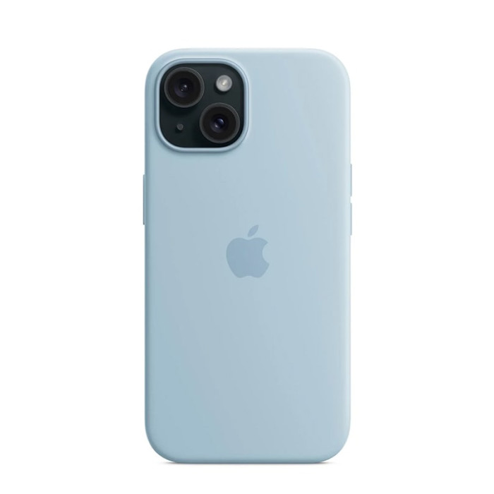 Чохол для iPhone 15 - Silicone MagSafe, Light Blue (HC)