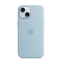 Чохол для iPhone 15 - Silicone MagSafe, Light Blue (HC)
