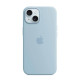 Чохол для iPhone 15 - Silicone MagSafe, Light Blue (HC)