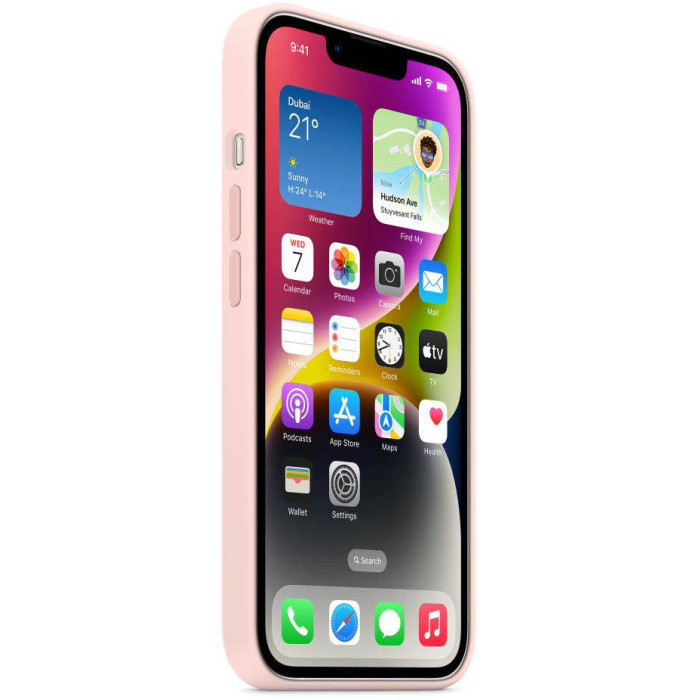 Чохол для iPhone 15 - Silicone MagSafe, Light Pink (HC)