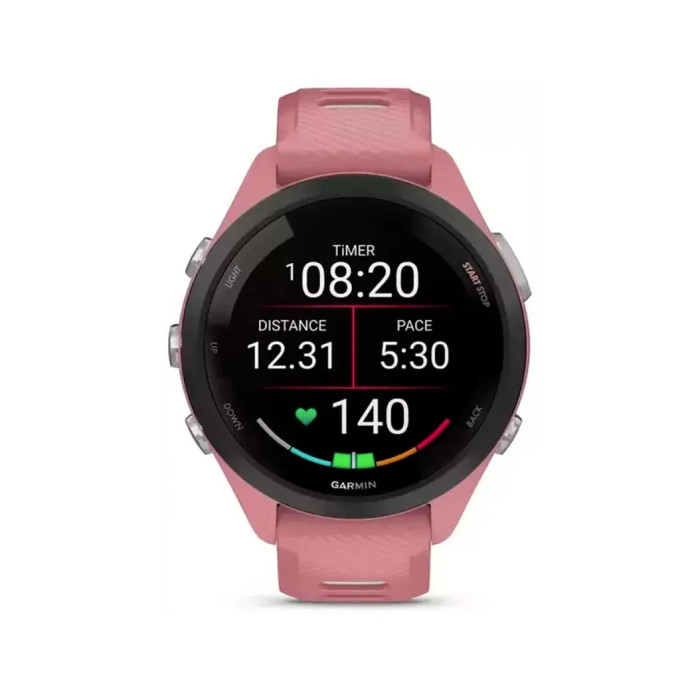 Смарт-годинник Garmin Forerunner 265S Black Bezel w. Light Pink Case and Light Pink/Whitestone