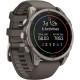 Смарт-годинник Garmin Fenix 9 47mm AMOLED Titanium with Pebble Gray Silicone Band
