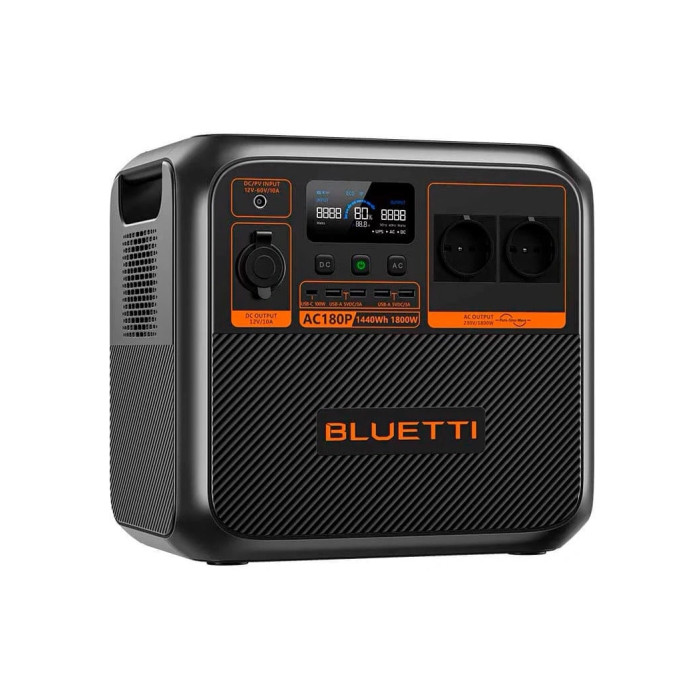 Зарядна станція Bluetti AC180P (1440 Вт/г, 1800 Вт)