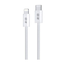 Кабель USB-C to Lightning - Blueo, Braided PD 1.2m, White