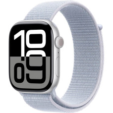 Apple Watch S10 42mm Silver, Blue Cloud Sport Loop LTE