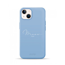 Чохол для iPhone 13 - Pump Silicone Minimalistic, Meow Blue