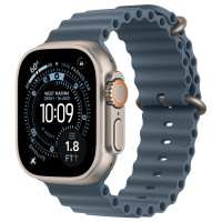 Apple Watch Ultra 3 Natural Titanium, Anchor Blue Ocean Band, LTE Як новий