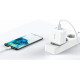 Зарядний пристрій - Choetech 65W GaN PD USB-C Mini Fast Charger, White