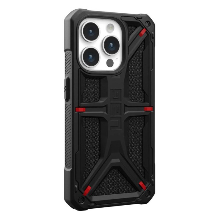 Чохол для iPhone 15 Pro Max - UAG Monarch, Kevlar Black