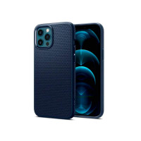 Чохол для iPhone 12 Pro Max - Spigen Liquid Air, Navy Blue