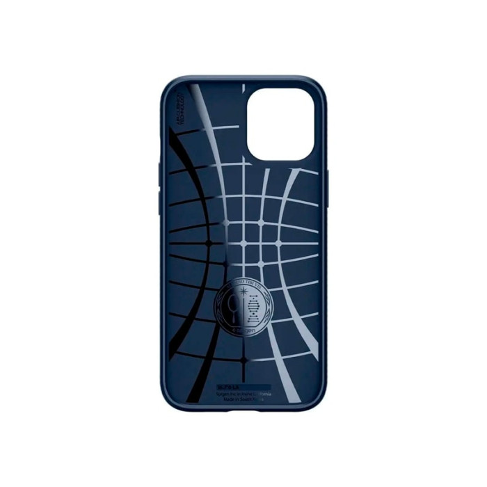 Чохол для iPhone 12 Pro Max - Spigen Liquid Air, Navy Blue