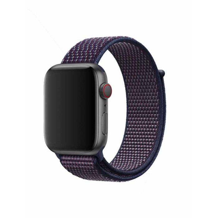 Ремінець для Apple Watch - 38/40/41mm, Nylon Sport Loop Band, Indigo Blue (HC)