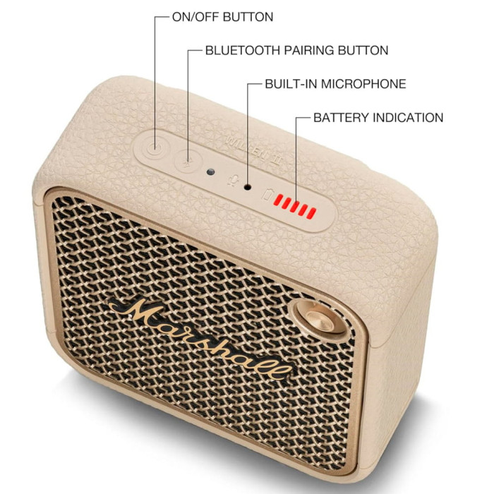 Портативна колонка Marshall Willen II Cream (UA)