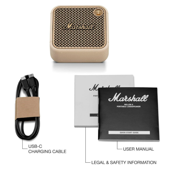 Портативна колонка Marshall Willen II Cream (UA)
