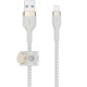 Кабель USB to Lightning - Belkin, Braided Silicone 1m, White