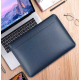 Чохол-накладка для Macbook 13 - WIWU Skin Pro PU Leather Sleeve, Navy Blue