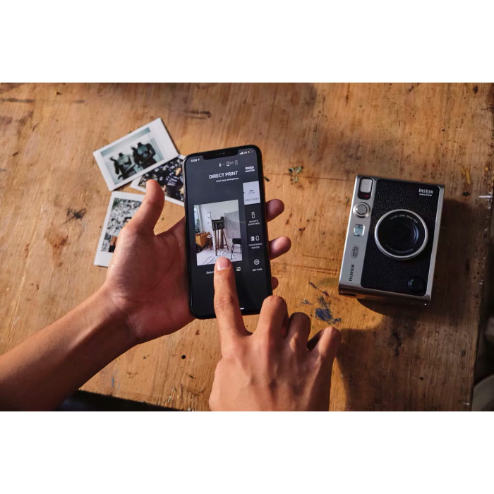 Камера миттєвого друку INSTAX Mini Evo Type-C Black