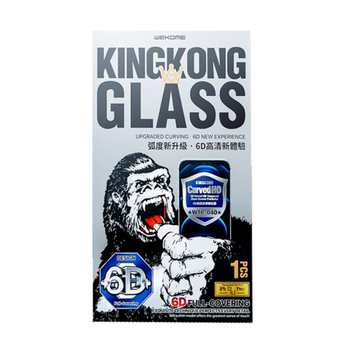 Захисне скло WK Kingkong 6D для iPhone 13 Pro Max Black