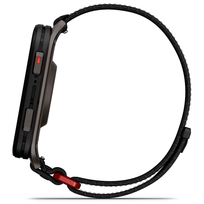 Смарт-годинник Garmin Venu X1 Black with Slate Titanium Case Back and Black ComfortFit Nylon Band