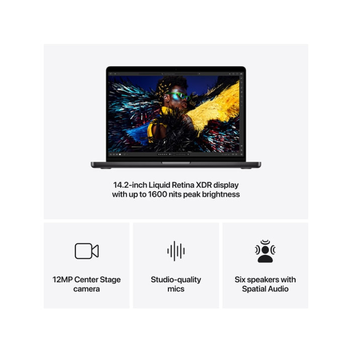 Apple MacBook Pro 14 / M4 Pro / 24Gb / 1Tb / Space Black (2024) Вживаний (б/в)