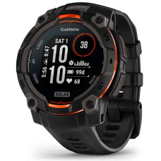 Смарт-годинник Garmin Instinct 3 45mm Solar Black with Black Band