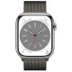 Apple Watch S9 41mm Graphite Stainless Steel, Graphite Milanese Loop