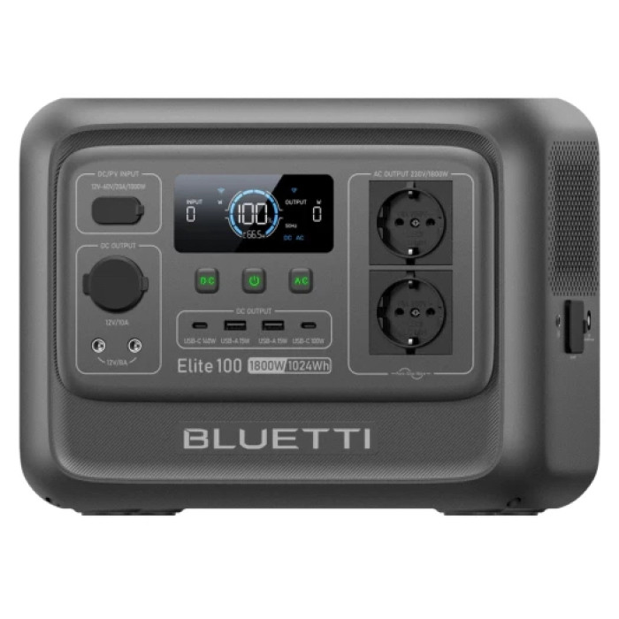 Зарядна станція Bluetti Elite 100 V2 (1024 Вт/г, 1800 Вт)