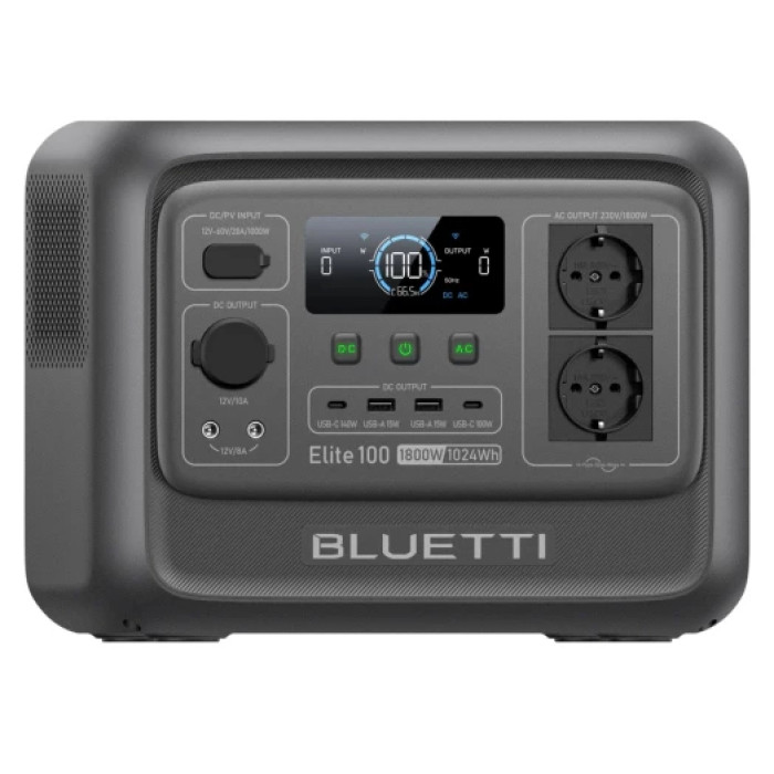 Зарядна станція Bluetti Elite 100 V2 (1024 Вт/г, 1800 Вт)