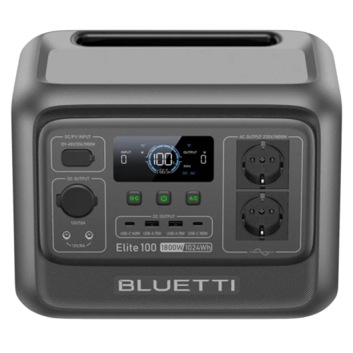 Зарядна станція Bluetti Elite 100 V2 (1024 Вт/г, 1800 Вт)
