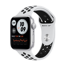 Apple Watch Nike SE 40mm Silver Aluminum, Pure Platinum Black Sport Band MYYD2 (GPS) Вживаний (б/в)
