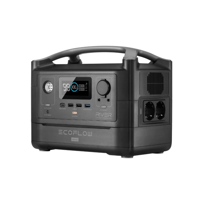 Зарядна станція EcoFlow RIVER Max (576 Вт/г, 600 Вт) Вживаний (б/в)
