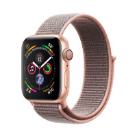 Apple Watch S4 44mm Gold, Pink Sand Sport Loop Вживаний (б/в)