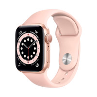 Apple Watch S6 40mm Gold, Pink Sand Sport Band