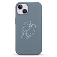 Чохол для iPhone 14 - Pump Silicone Minimalistic MagSafe, Otters