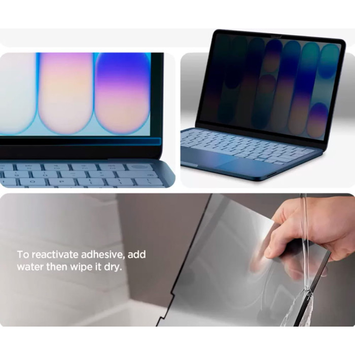 Захисна магнітна плівка для MacBook Neo 13 (2026) - 9:42 Shadow