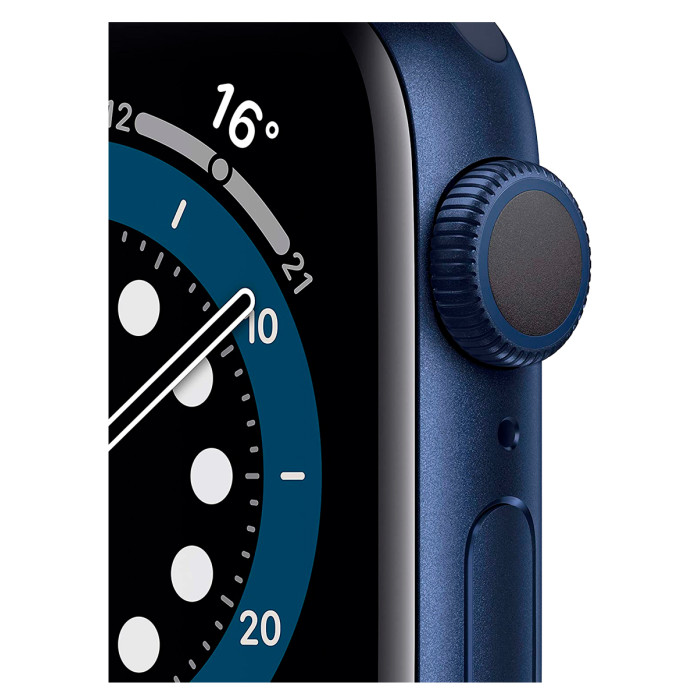 Apple Watch S6 44mm Blue, Deep Navy Sport Band Вживаний (б/в)