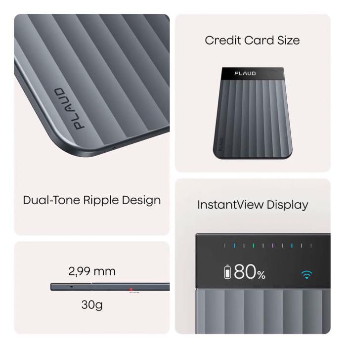 Цифровий диктофон PLAUD Note Pro Black