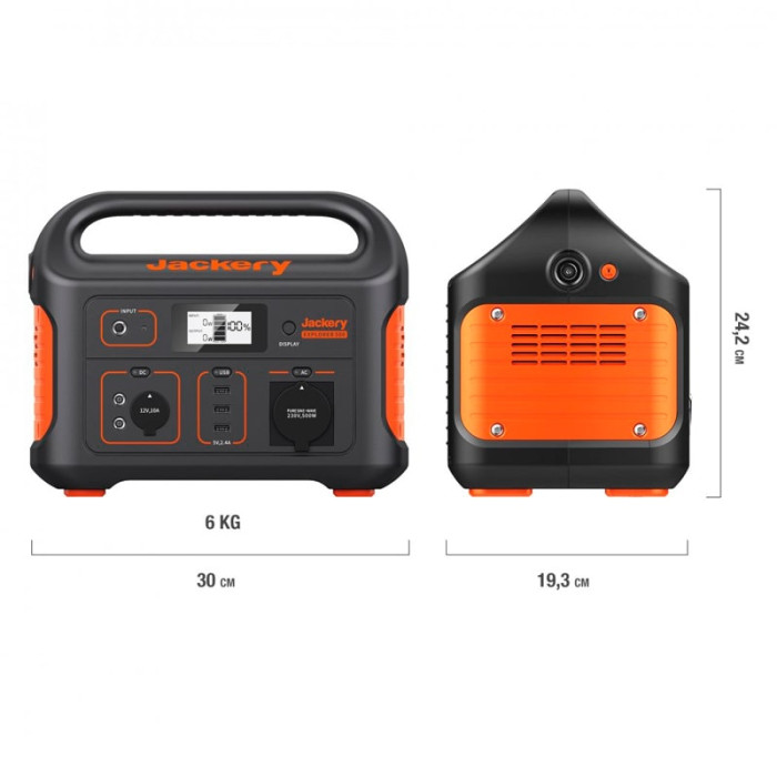 Зарядна станція Jackery Explorer 500EU (518 Вт/г, 500 Вт)