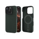 Чохол для iPhone 15 Pro Max - Benks Armor Tint Kevlar MagSafe, Green