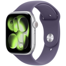 Apple Watch S11 46mm Silver with Purple Fog Sport Band (M/L)