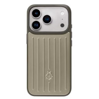 Чохол для iPhone 17 Pro Max - Rimowa Aluminium, Grey