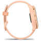 Смарт-годинник Garmin Vivoactive 6 Metallic Pink Dawn with Bone Silicone Band