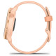 Смарт-годинник Garmin Vivoactive 6 Metallic Pink Dawn with Bone Silicone Band