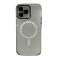 Чохол для iPhone 15 Pro - Cutana Matte with Camera Protection MagSafe, White