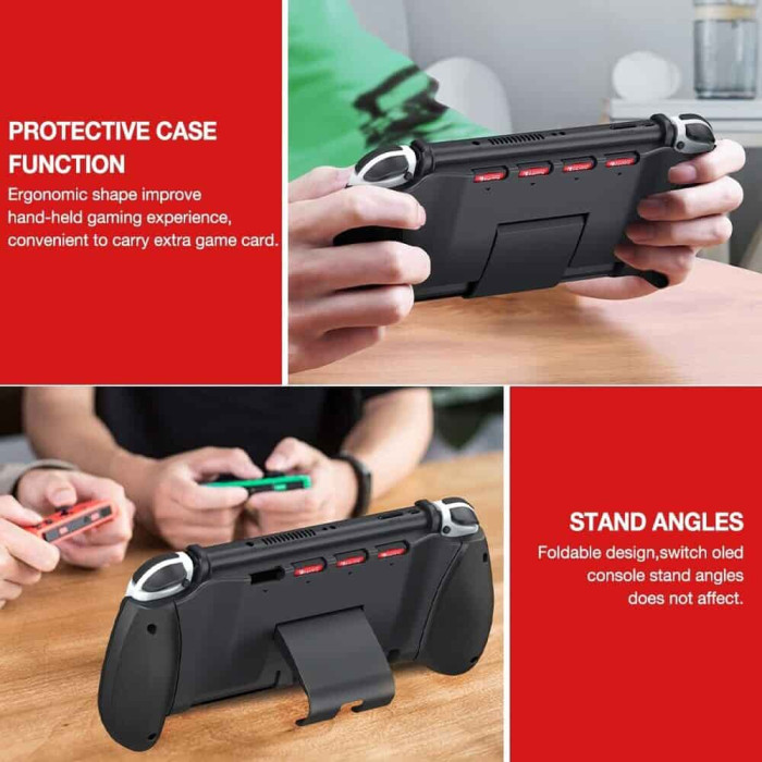 Чохол для Nintendo Switch Grip Cover Black